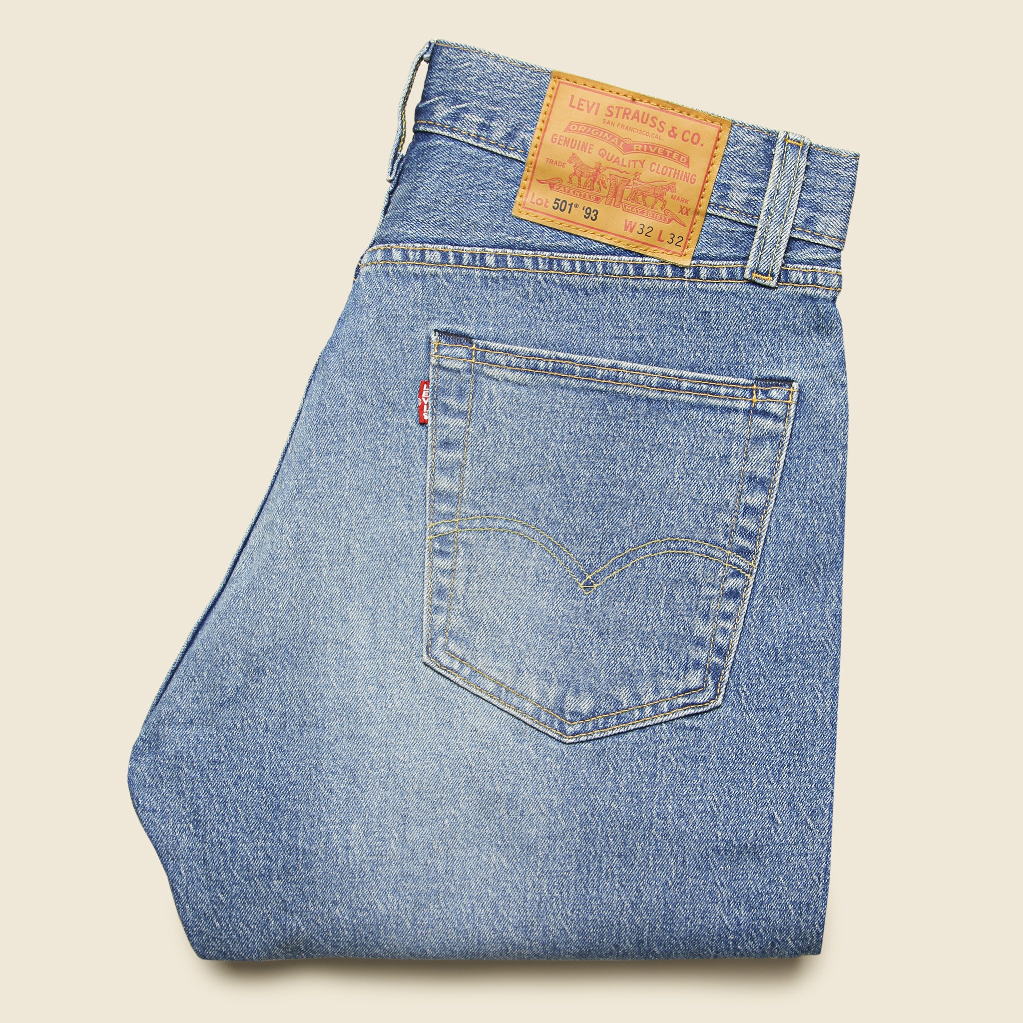 
                          501 '93 Straight Jean - Basil Subtle - Levis Premium - STAG Provisions - Pants - Denim
                        