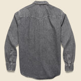Barstow Denim Western Shirt - Black Wash - Levis Premium - STAG Provisions - Tops - L/S Woven - Solid