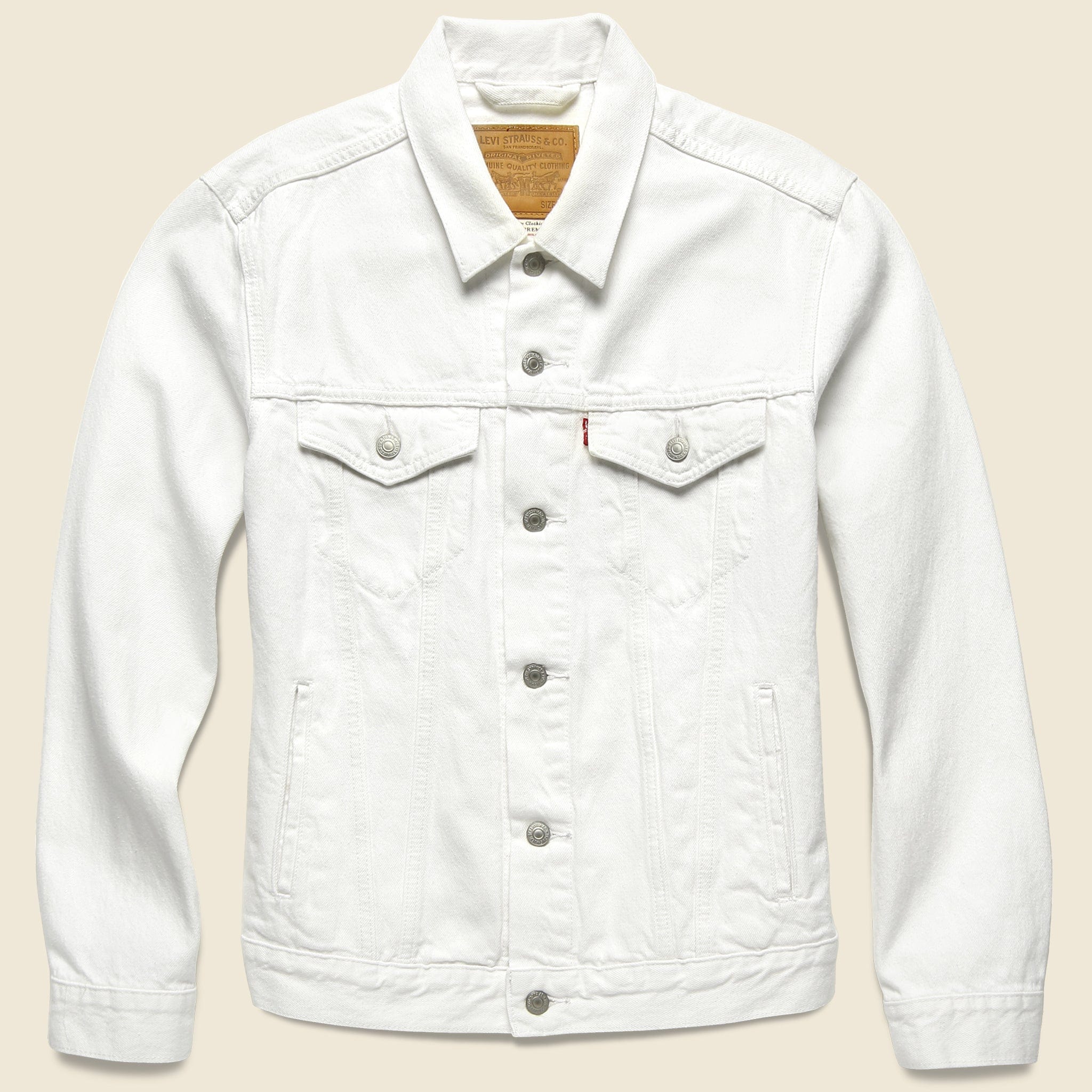 Trucker Jacket - White Out - Levis Premium - STAG Provisions - Outerwear - Coat / Jacket