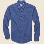 Sunset One-Pocket Slim Shirt - Indigo Stripe - Levis Premium - STAG Provisions - Tops - L/S Woven - Stripe
