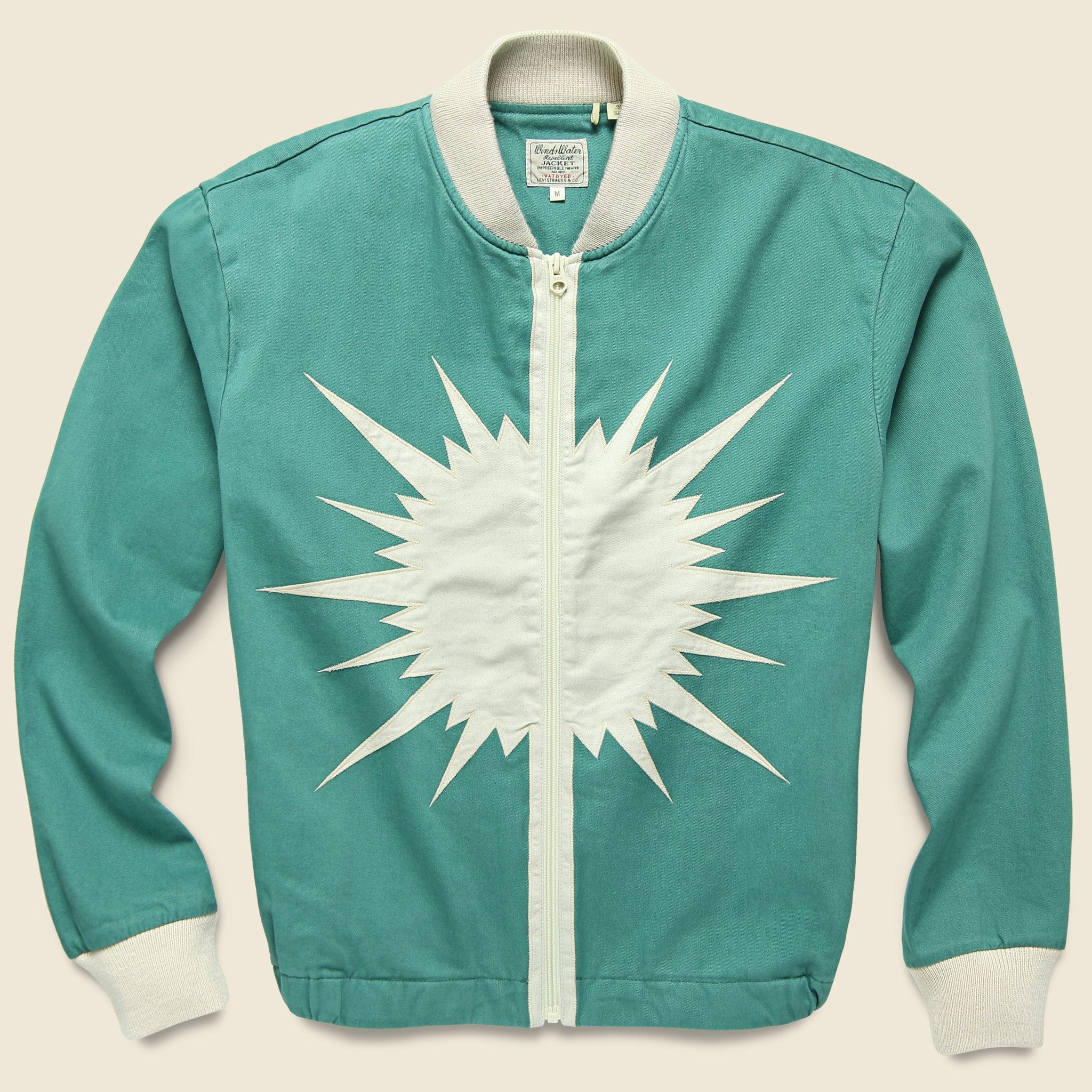 Starburst Bomber - Dark Mint/Creme Brulee - Levis Vintage Clothing - STAG Provisions - Outerwear - Coat / Jacket