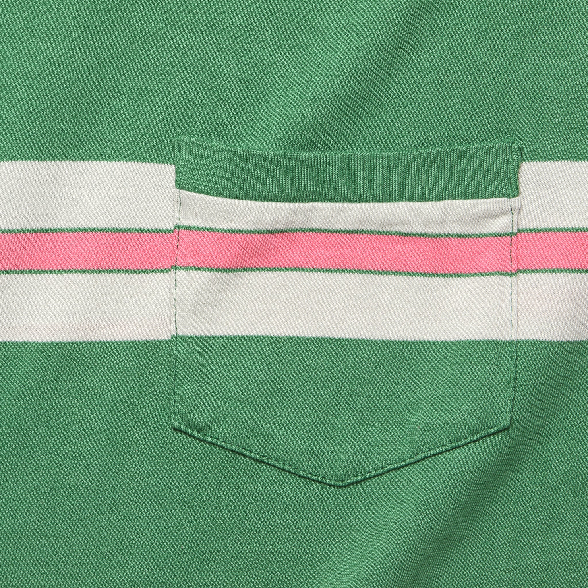 
                          1940s Split Hem Tee - Watermelon Pink/Green/Cream - Levis Vintage Clothing - STAG Provisions - Tops - S/S Tee
                        