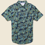 Palm Tree Shirt - Navy - Modern Liberation - STAG Provisions - Tops - S/S Woven - Floral