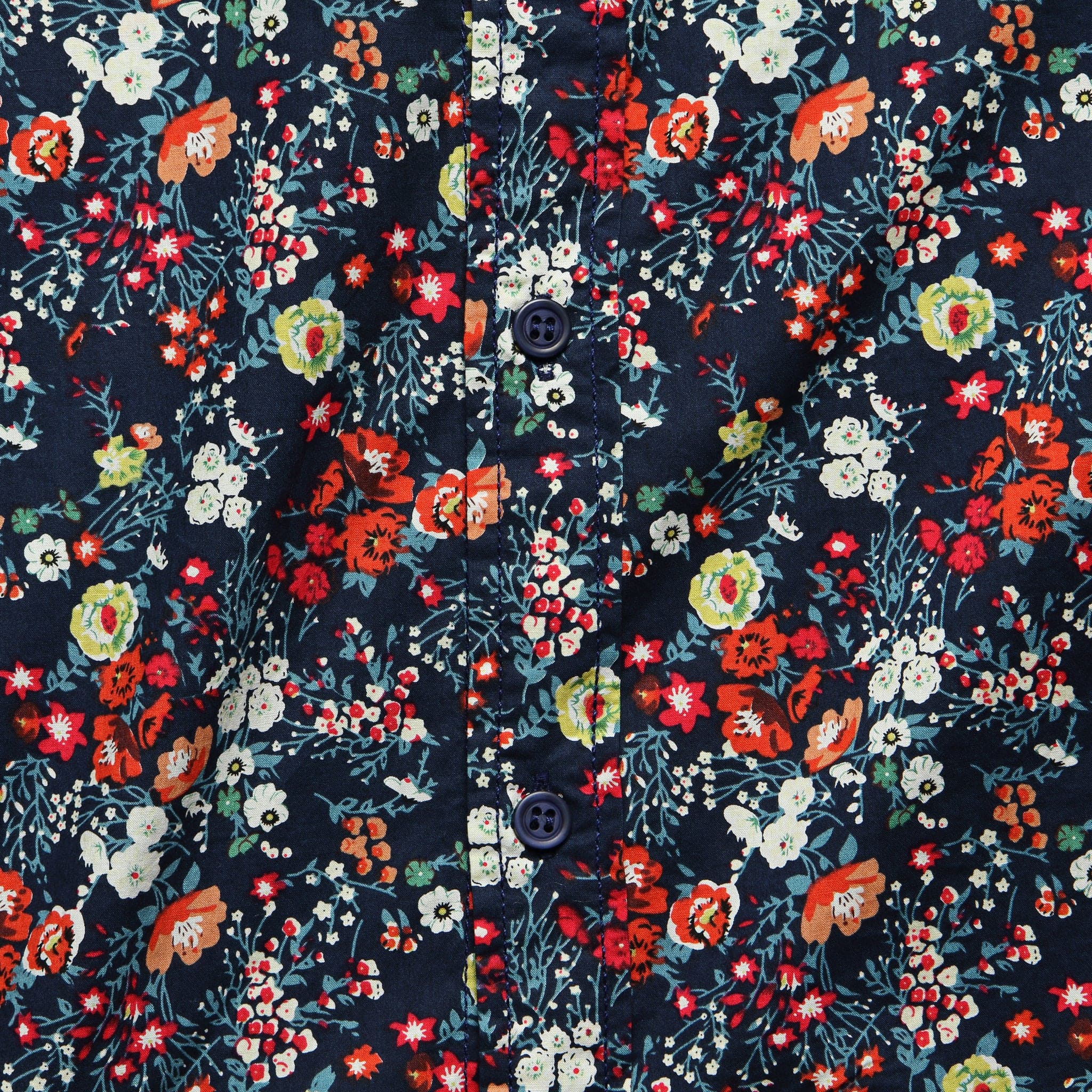 
                          Wild Flower Shirt - Navy - Modern Liberation - STAG Provisions - Tops - S/S Woven - Floral
                        