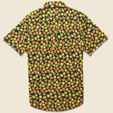 Orange Shirt - Navy - Modern Liberation - STAG Provisions - Tops - S/S Woven - Other Pattern