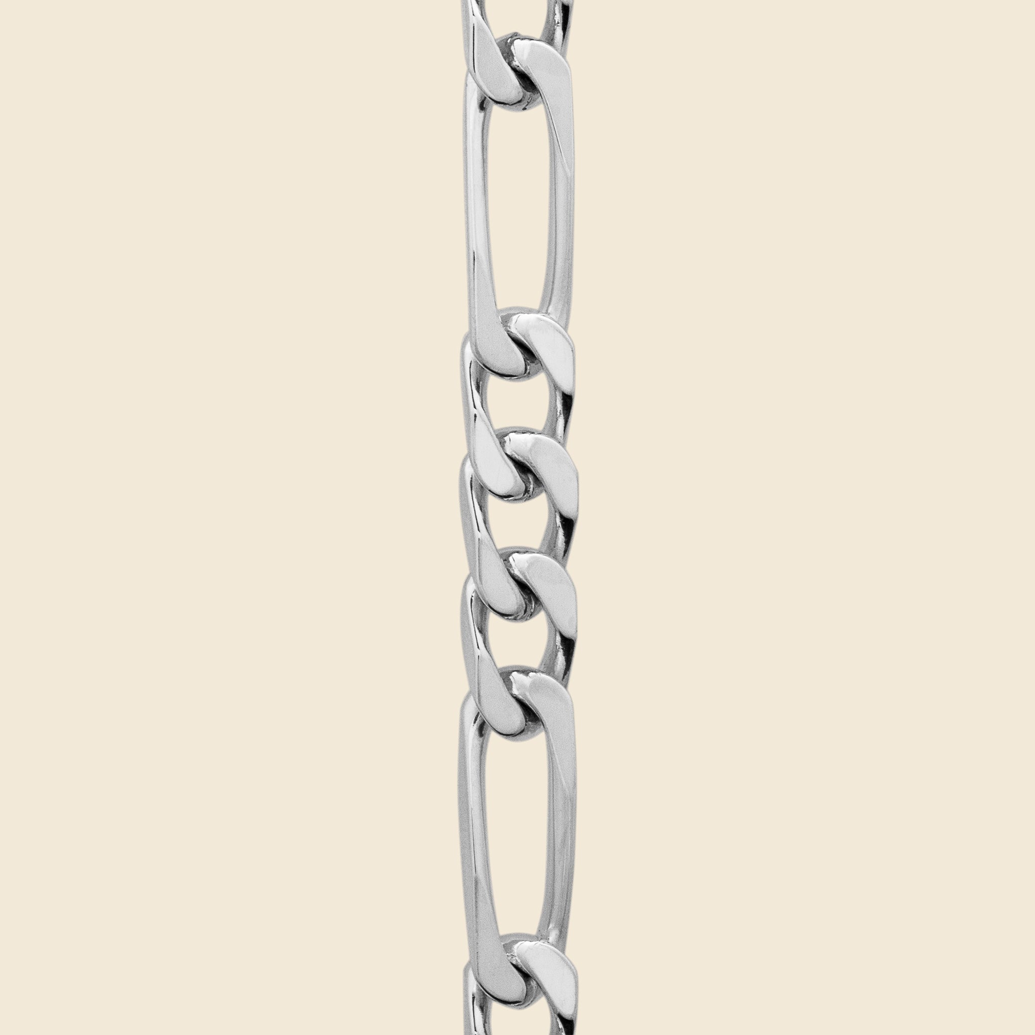 
                          5mm Figaro Chain Bracelet - Sterling Silver - Miansai - STAG Provisions - Accessories - Cuffs
                        