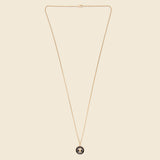 Lady Liberty Pendant Necklace - Black Enamel/Gold Vermeil - Miansai - STAG Provisions - Accessories - Necklaces