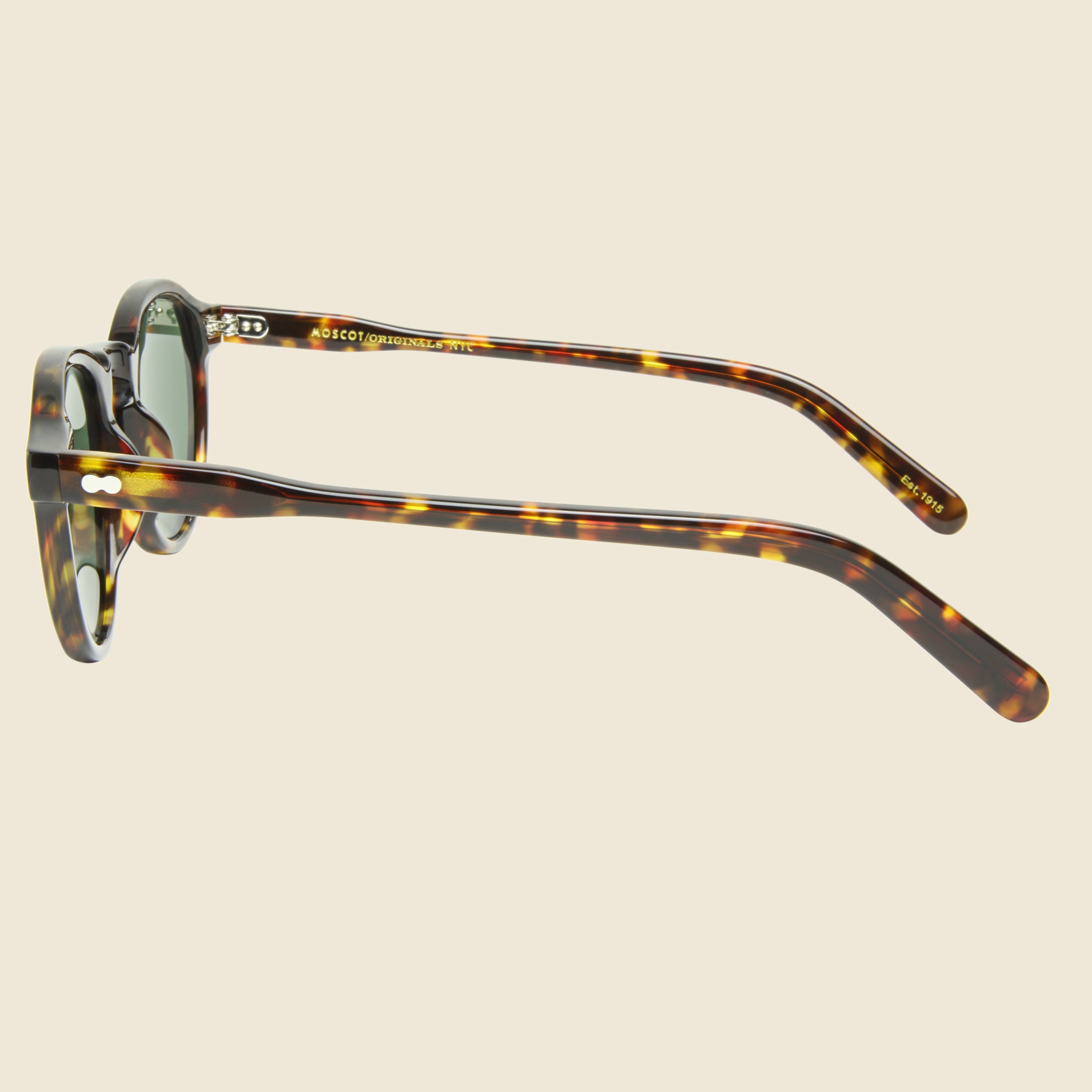
                          Miltzen 46mm - Tortoise/G15 - Moscot - STAG Provisions - Accessories - Eyewear
                        
