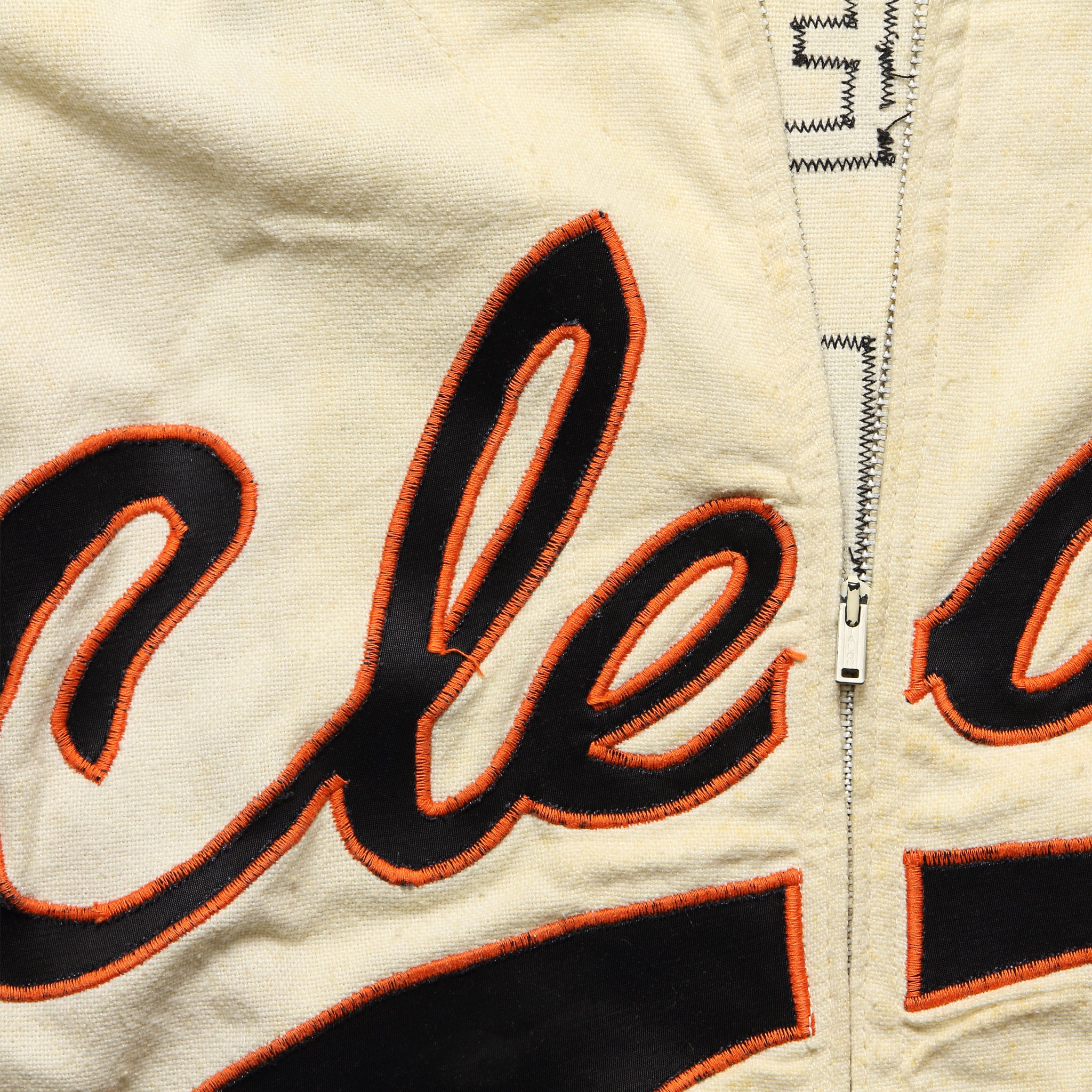 
                          Cleo's Car Wash Zip Up Jersey - Cream - Vintage - STAG Provisions - One &amp; Done - Apparel
                        