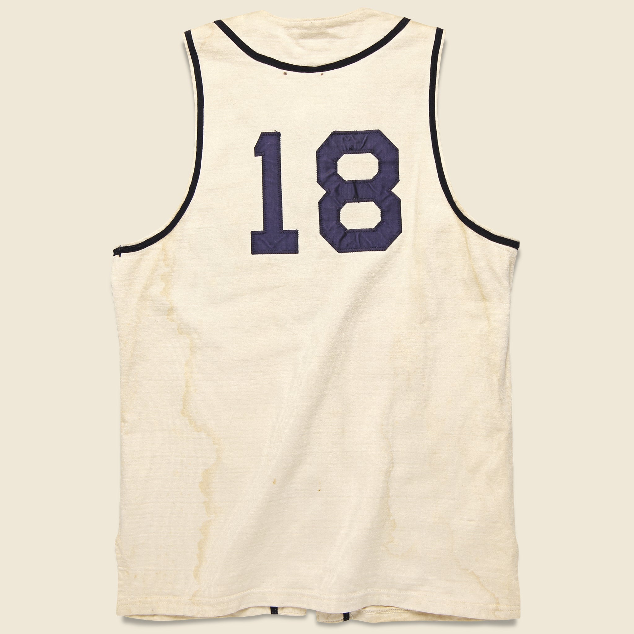 
                          Hope Zip Up Jersey - Cream - Vintage - STAG Provisions - One &amp; Done - Apparel
                        