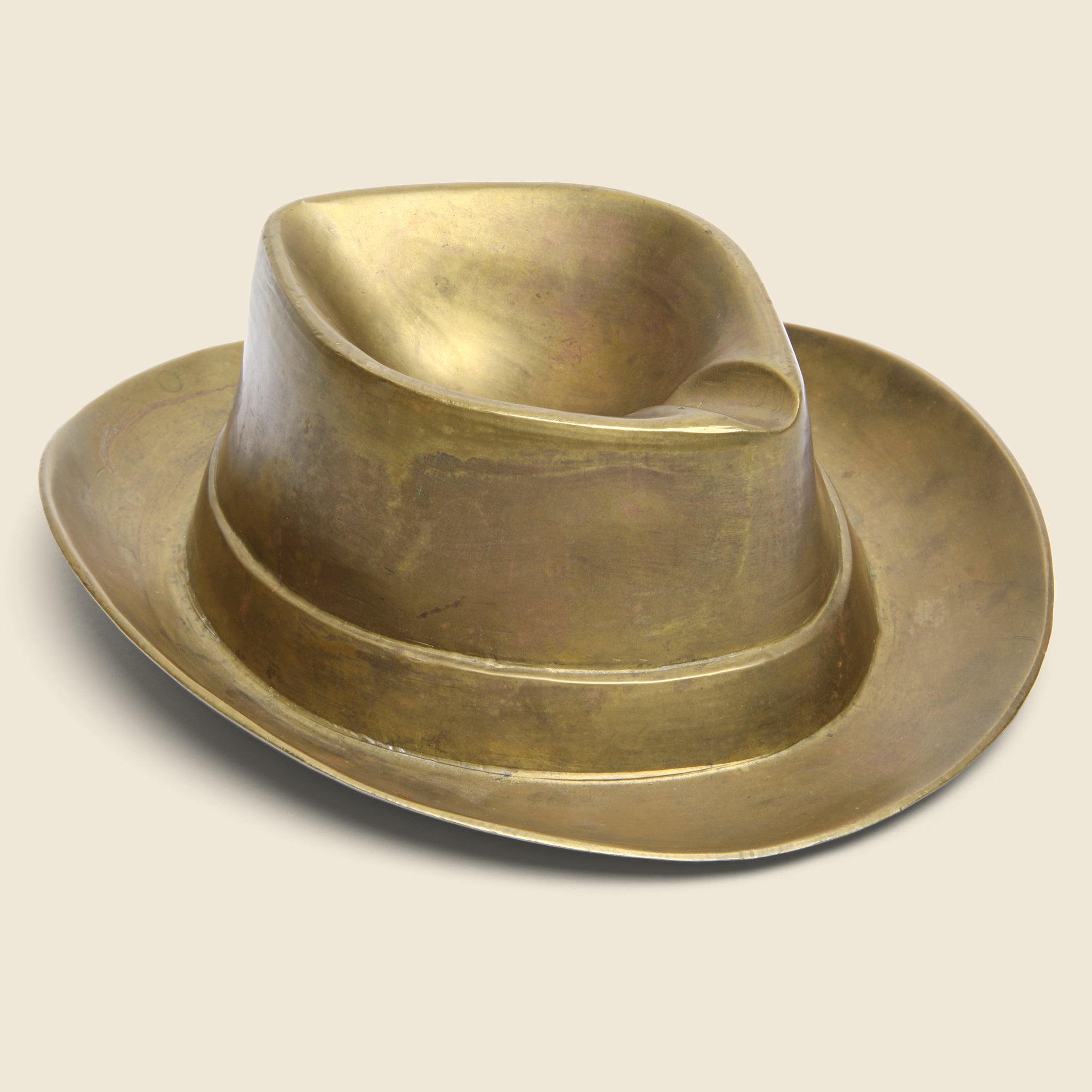 
                          Cowboy Hat Ashtray - Brass - Vintage - STAG Provisions - One &amp; Done - Barware &amp; Smoking
                        