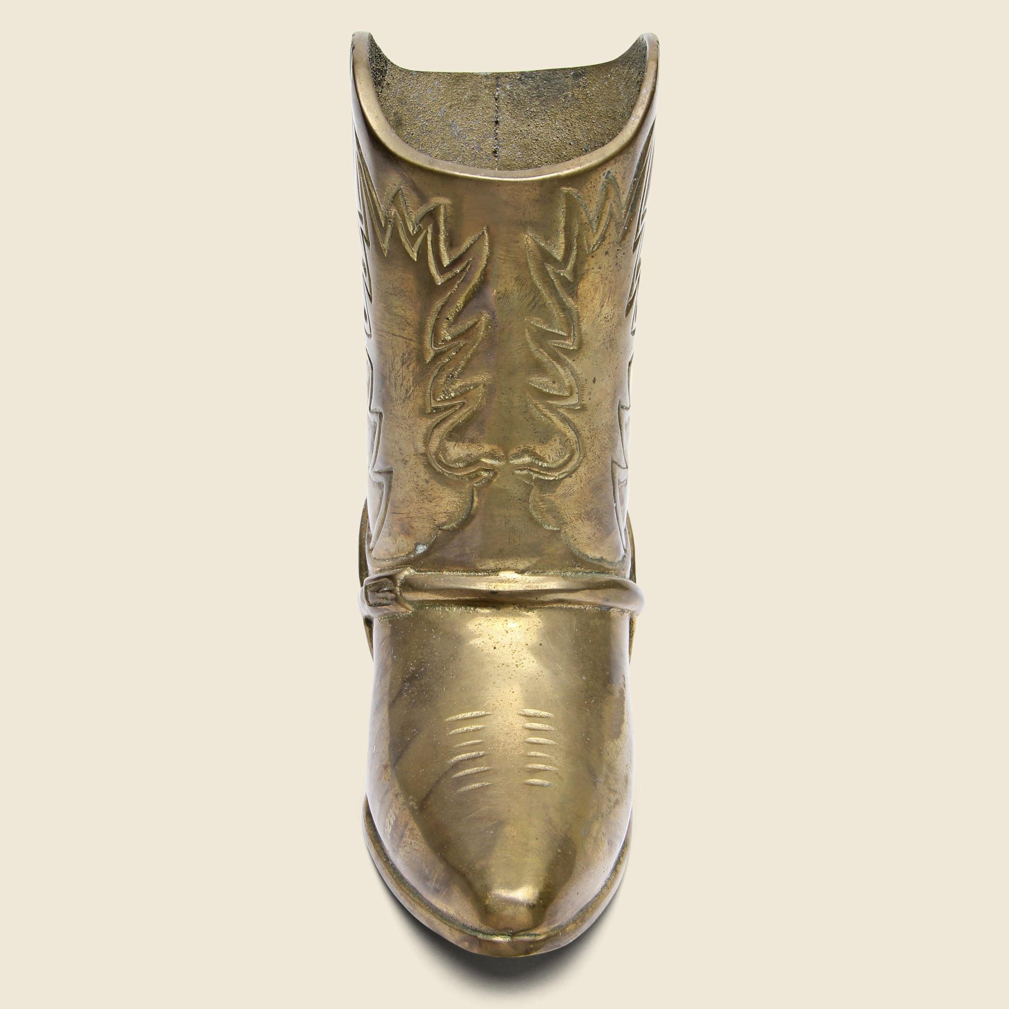 
                          Brass Boot With Spur - Right - Vintage - STAG Provisions - One &amp; Done - Miscellaneous
                        