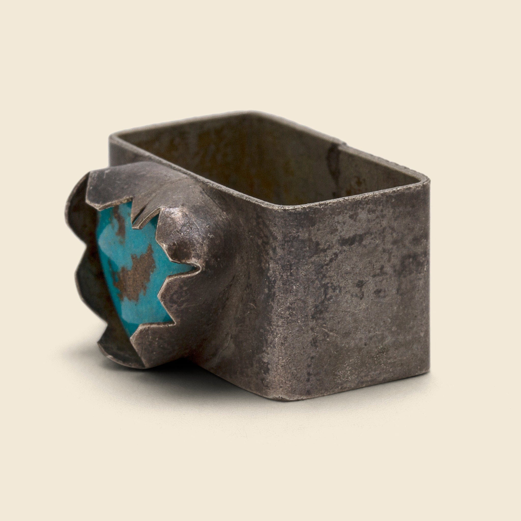 
                          Turquoise Belt/Bandana Slide - Silver - Vintage - STAG Provisions - One &amp; Done - Accessories &amp; Jewelry
                        