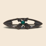 Small Crossed Arrows Turquoise Pin - Vintage - STAG Provisions - One & Done - Accessories & Jewelry