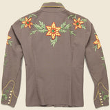 HBarC Shirt - Brown with Flowers - Vintage - STAG Provisions - One & Done - Apparel