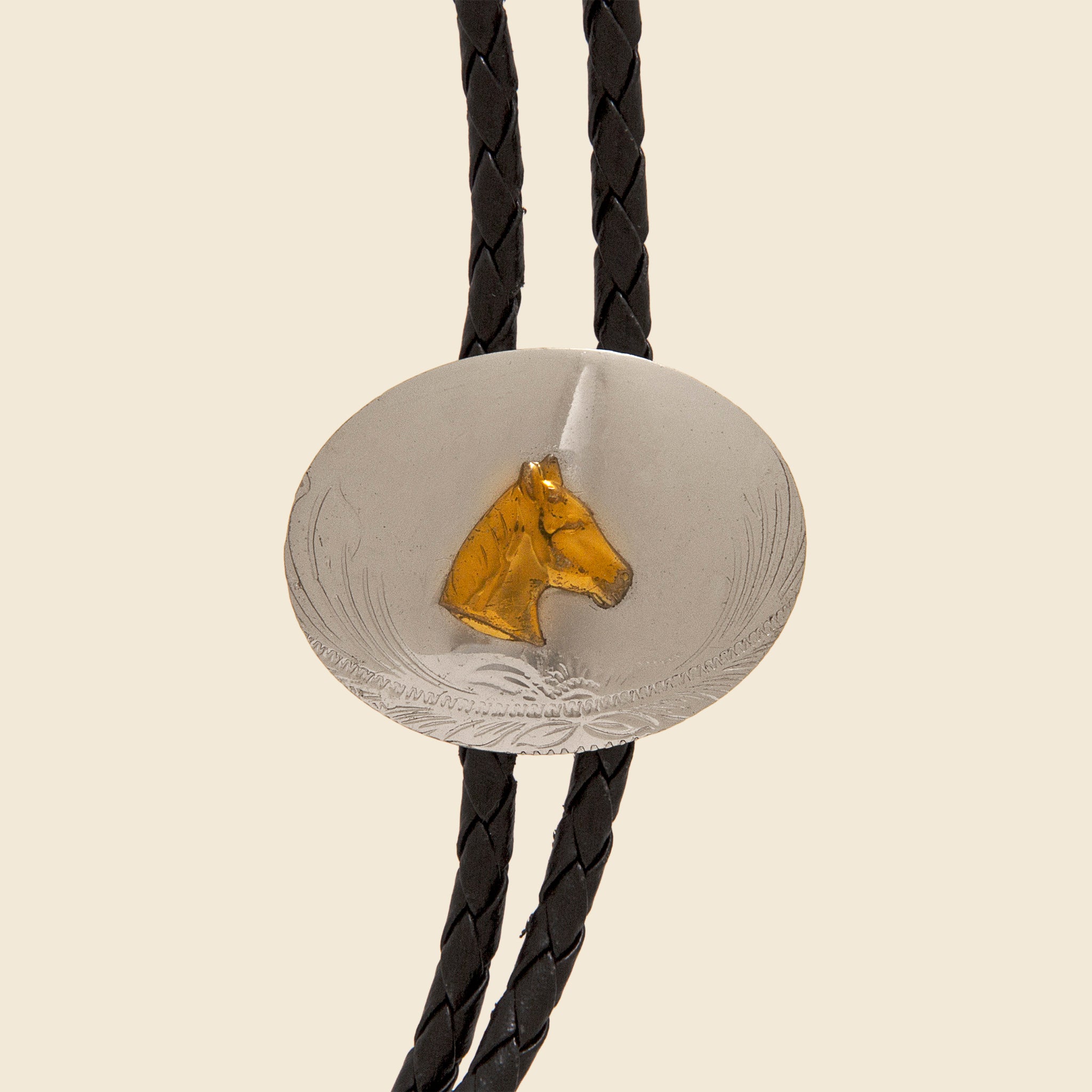 
                          Horse Bolo Tie - Brass - Vintage - STAG Provisions - One &amp; Done - Accessories &amp; Jewelry
                        