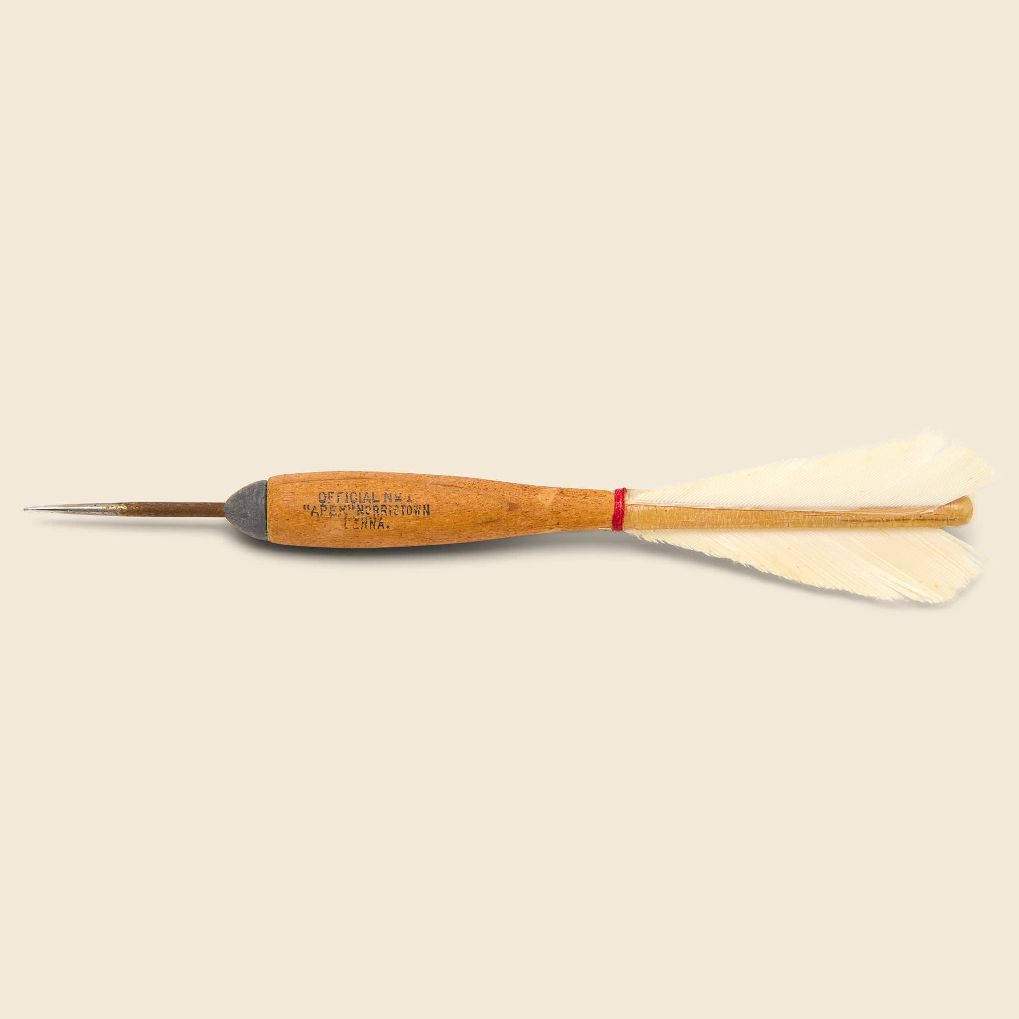 
                          Turkey Feather Darts Set - White - Vintage - STAG Provisions - One &amp; Done - Miscellaneous
                        