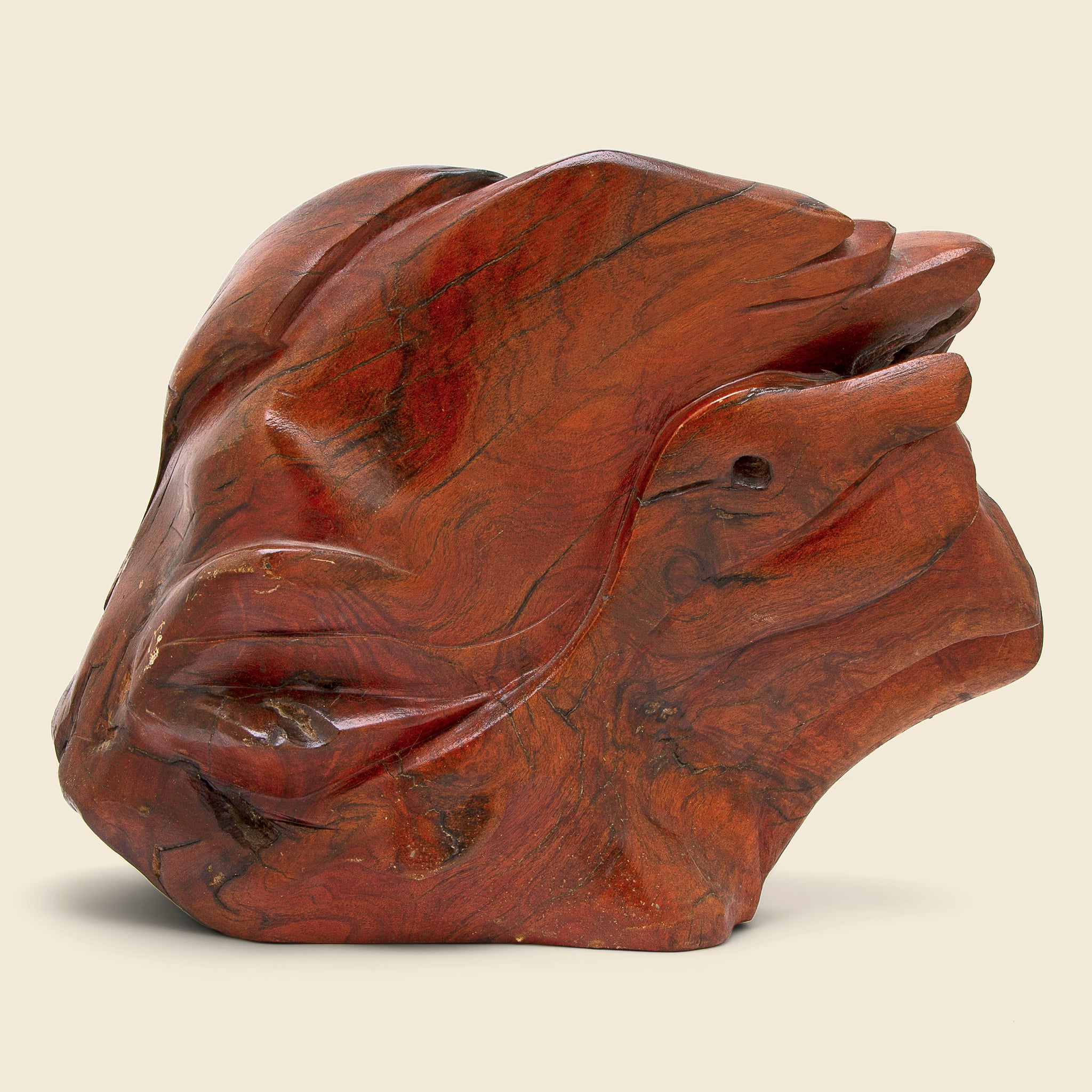 
                          1970's Wooden Sculpture - Vintage - STAG Provisions - One &amp; Done - Art
                        