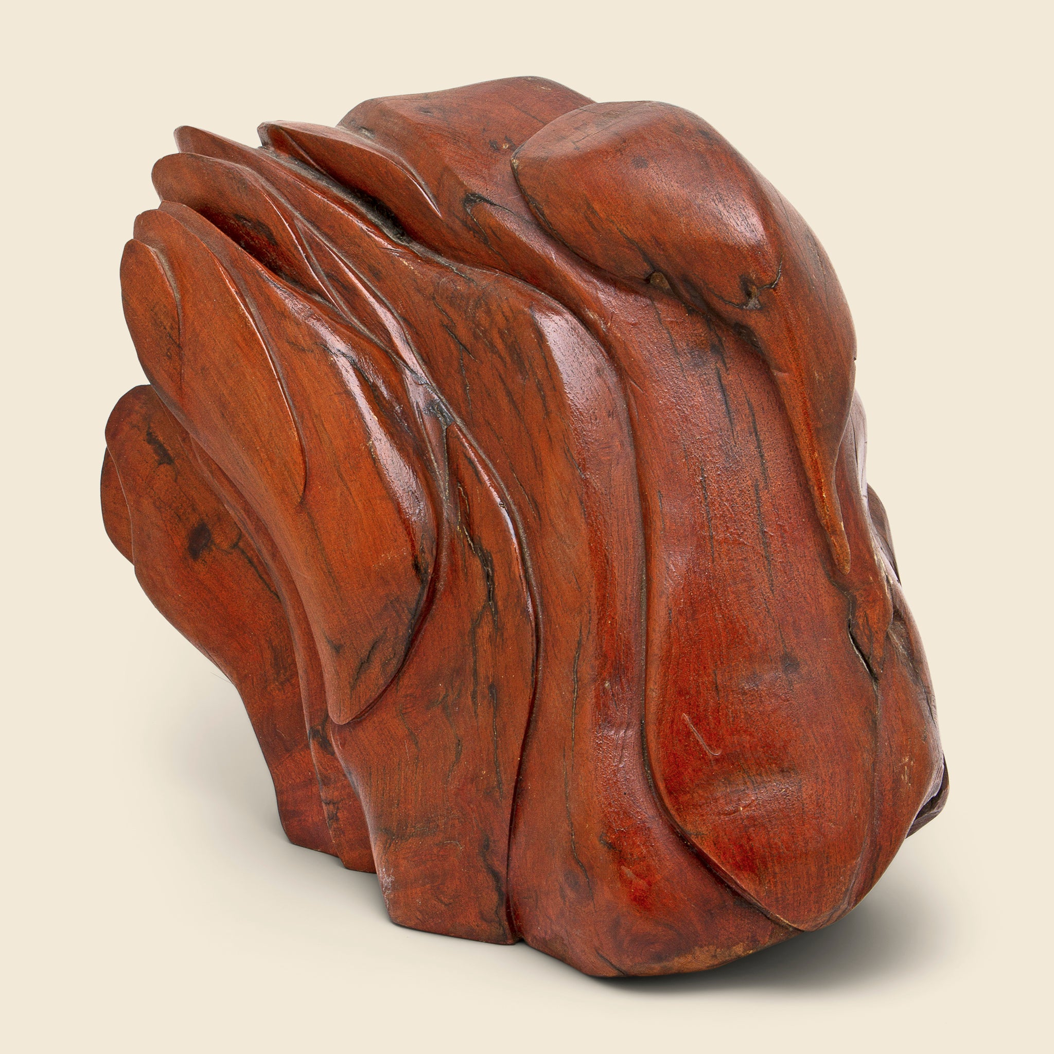 
                          1970's Wooden Sculpture - Vintage - STAG Provisions - One &amp; Done - Art
                        