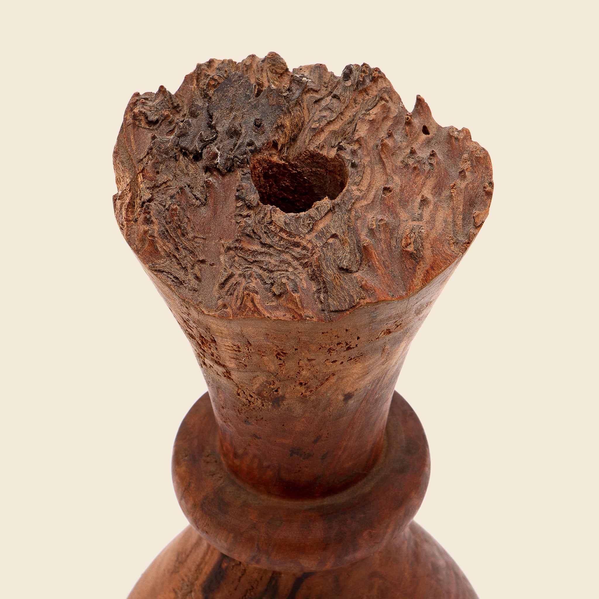 
                          Handmade Wooden Vase - Vintage - STAG Provisions - One &amp; Done - Art
                        