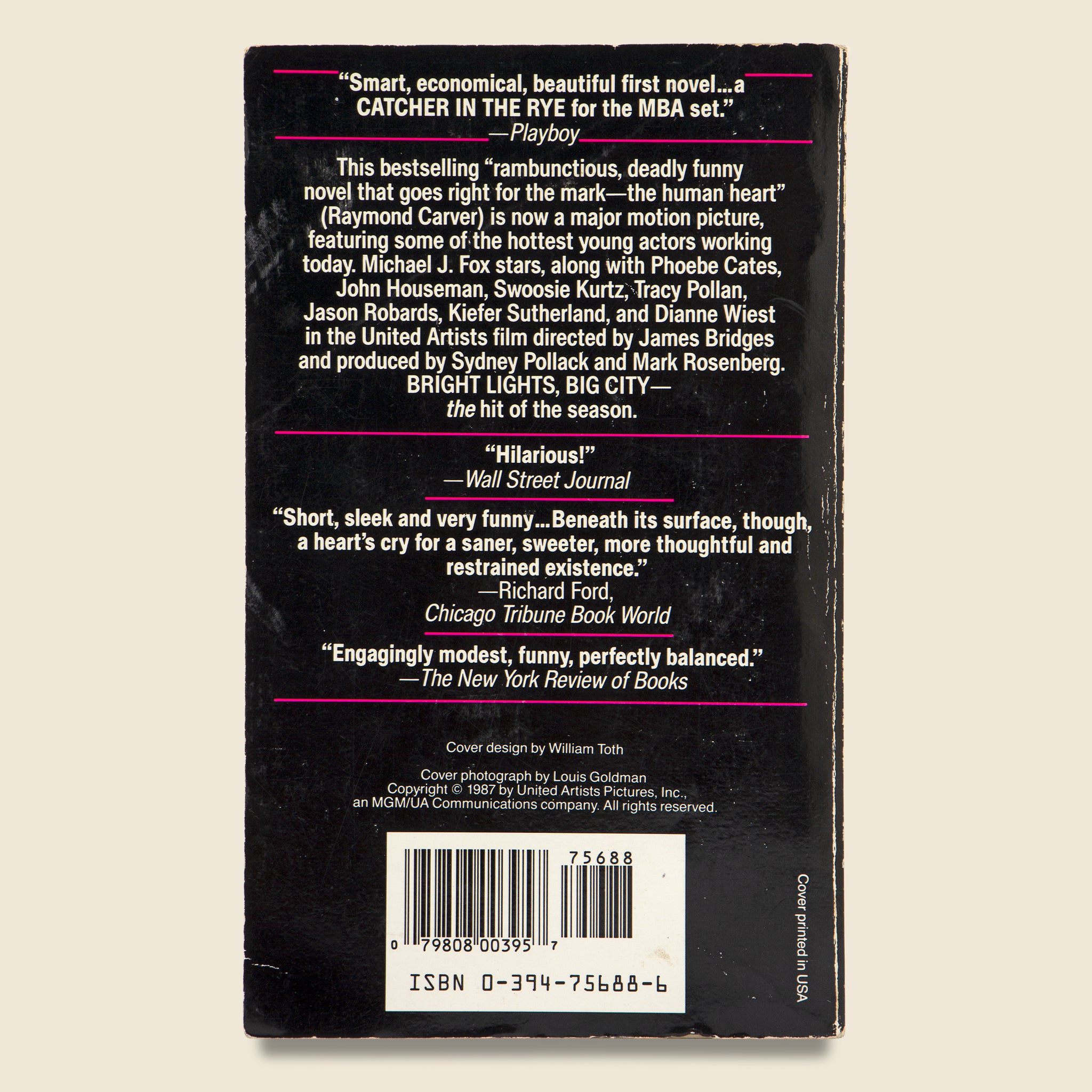 
                          "Bright Lights, Big City" Paperback - Vintage - STAG Provisions - One &amp; Done - Miscellaneous
                        