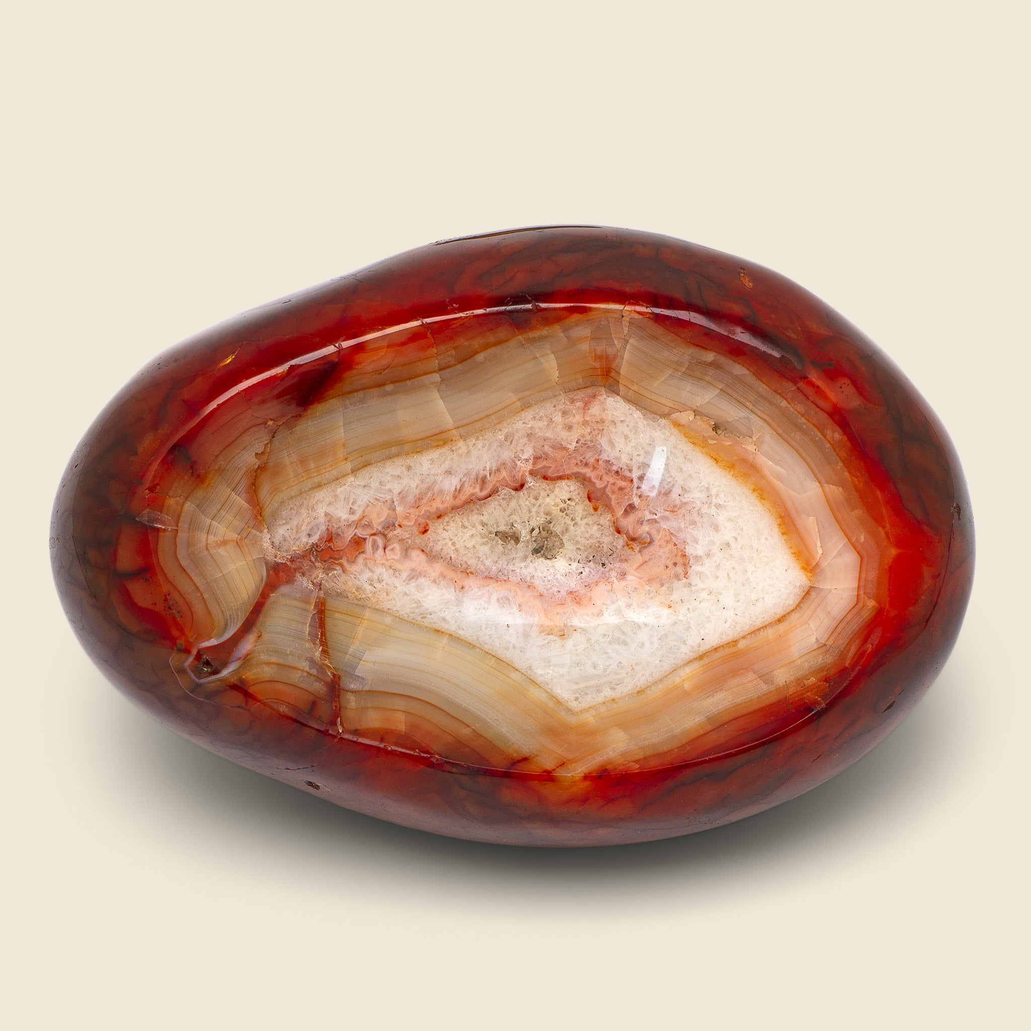 Large Carnelian Dish - Vintage - STAG Provisions - One & Done - Miscellaneous
