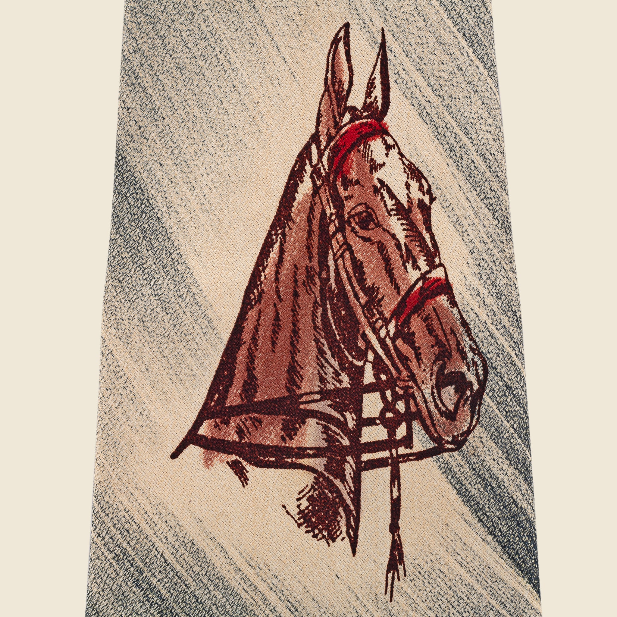 
                          Hand-painted Horse Tie - Vintage - STAG Provisions - One &amp; Done - Miscellaneous
                        
