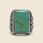 Turquoise Thunderbird/Kachina Ring - Vintage - STAG Provisions - One & Done - Accessories & Jewelry
