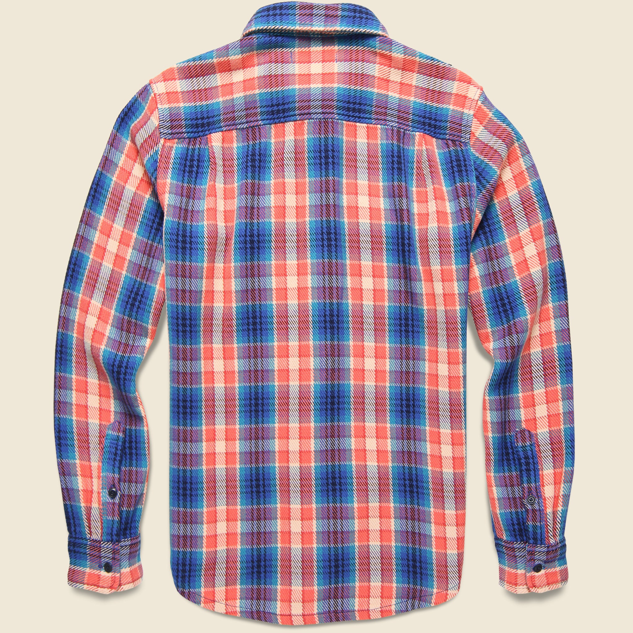 
                          Blanket Shirt - Watermelon Feliz Plaid - Outerknown - STAG Provisions - Tops - L/S Woven - Plaid
                        