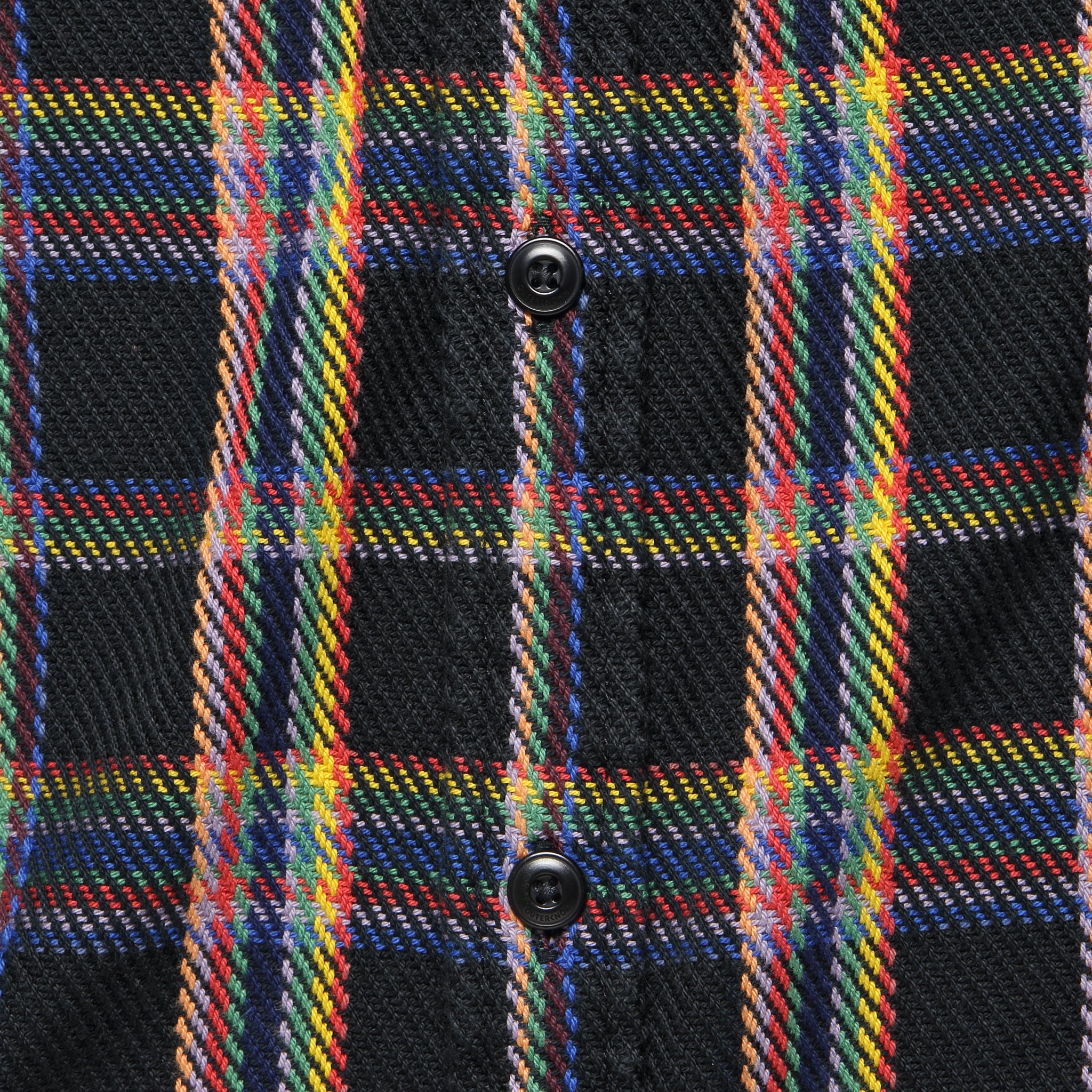 
                          Blanket Shirt - True Black Rainbow Plaid - Outerknown - STAG Provisions - Tops - L/S Woven - Plaid
                        