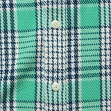 Blanket Shirt - Sea Green Graph Plaid - Outerknown - STAG Provisions - Tops - L/S Woven - Plaid