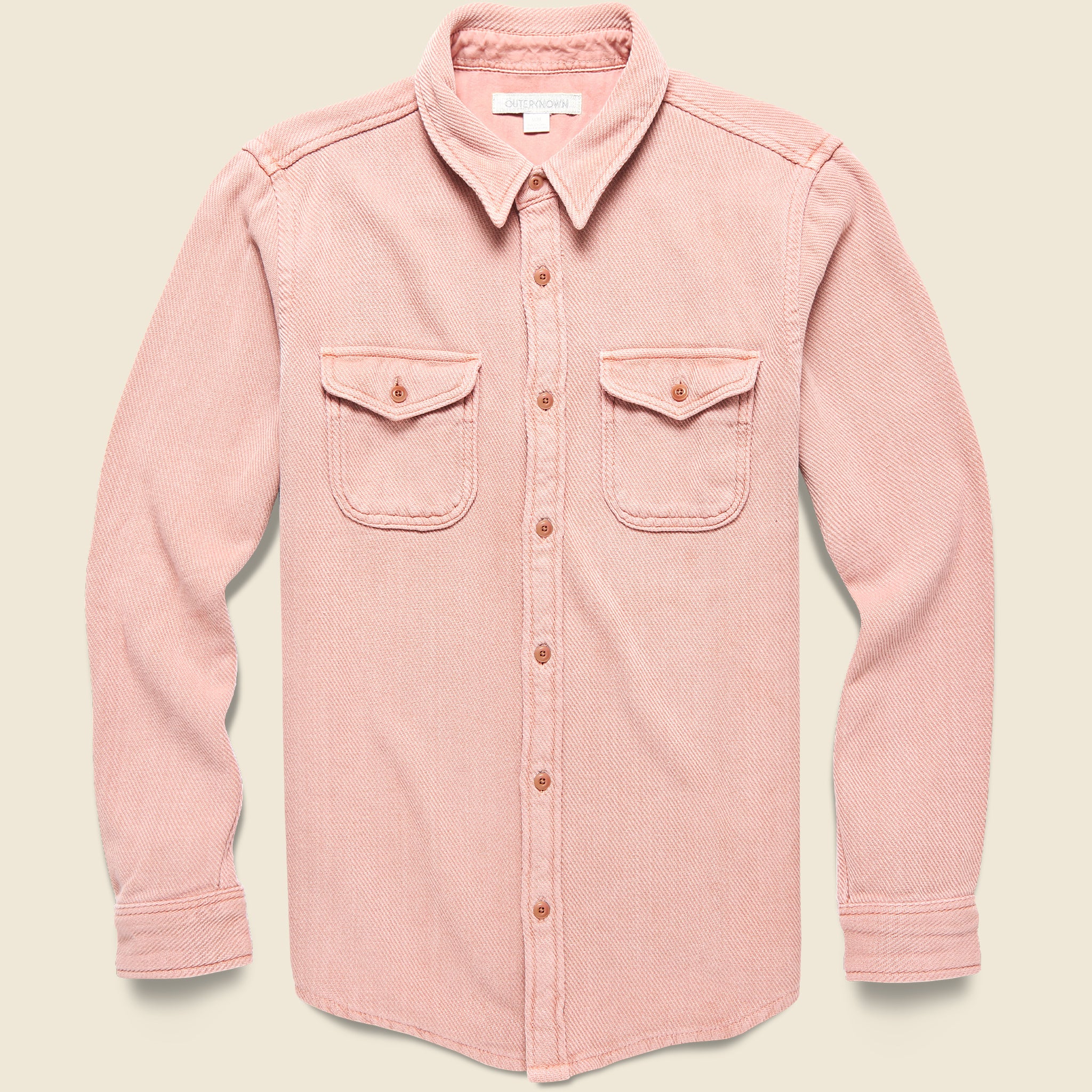 Chroma Blanket Shirt - Petal - Outerknown - STAG Provisions - Tops - L/S Woven - Solid