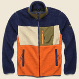 Mattawa Colorblock Fleece Jacket - Outdoor Orange - Penfield - STAG Provisions - Outerwear - Coat / Jacket