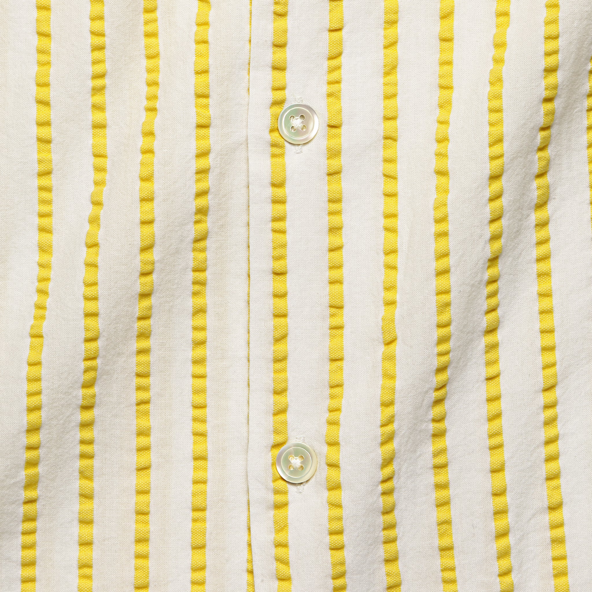
                          Rayures Camp Shirt - White/Yellow - Portuguese Flannel - STAG Provisions - Tops - S/S Woven - Stripe
                        