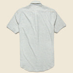 Plage Shirt - Light Blue/Grey - Portuguese Flannel - STAG Provisions - Tops - S/S Woven - Stripe