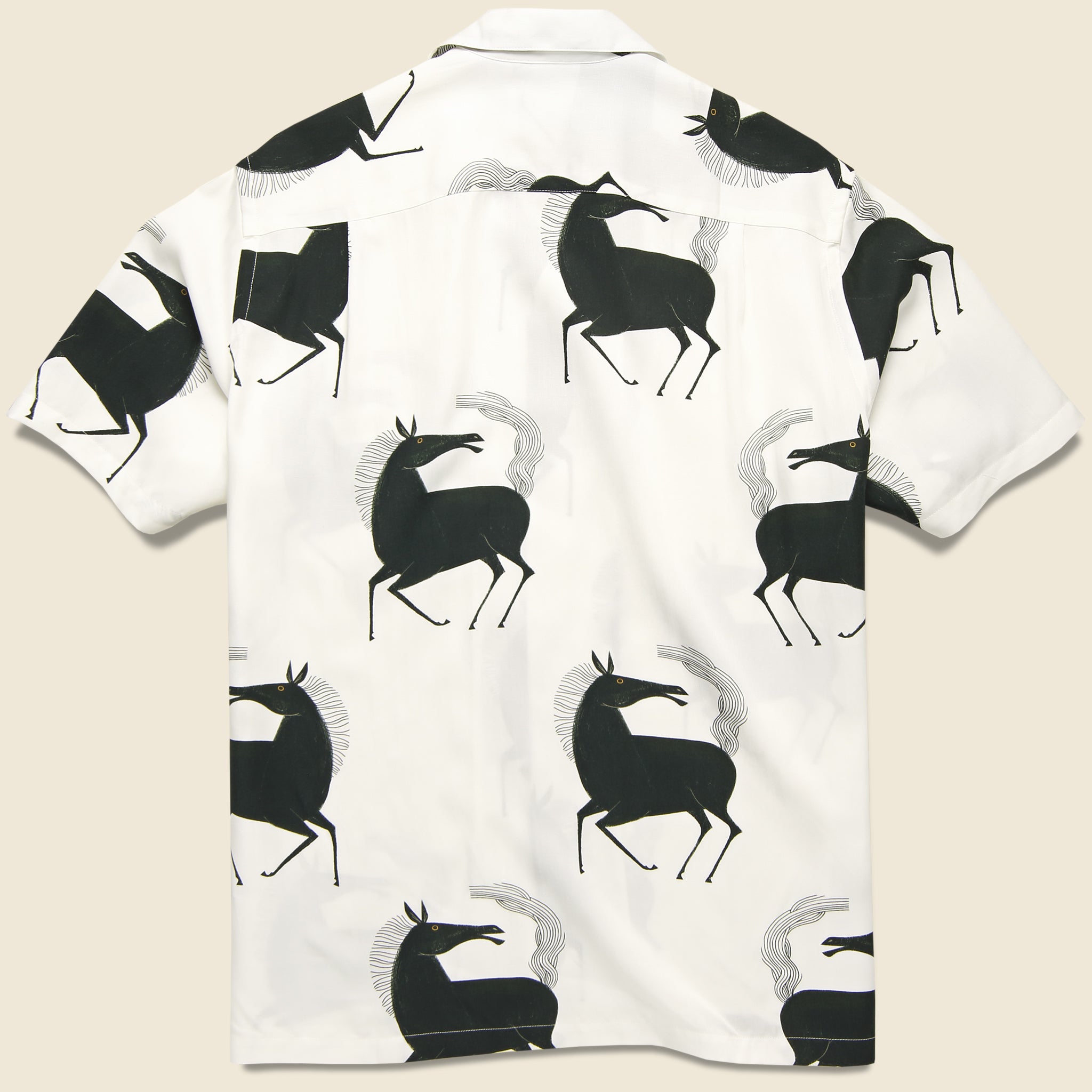 
                          Horse Camp Shirt - White/Black - Portuguese Flannel - STAG Provisions - Tops - S/S Woven - Other Pattern
                        