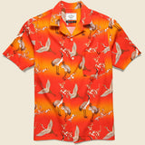 Tazu Camp Shirt - Pink/Orange - Portuguese Flannel - STAG Provisions - Tops - S/S Woven - Other Pattern