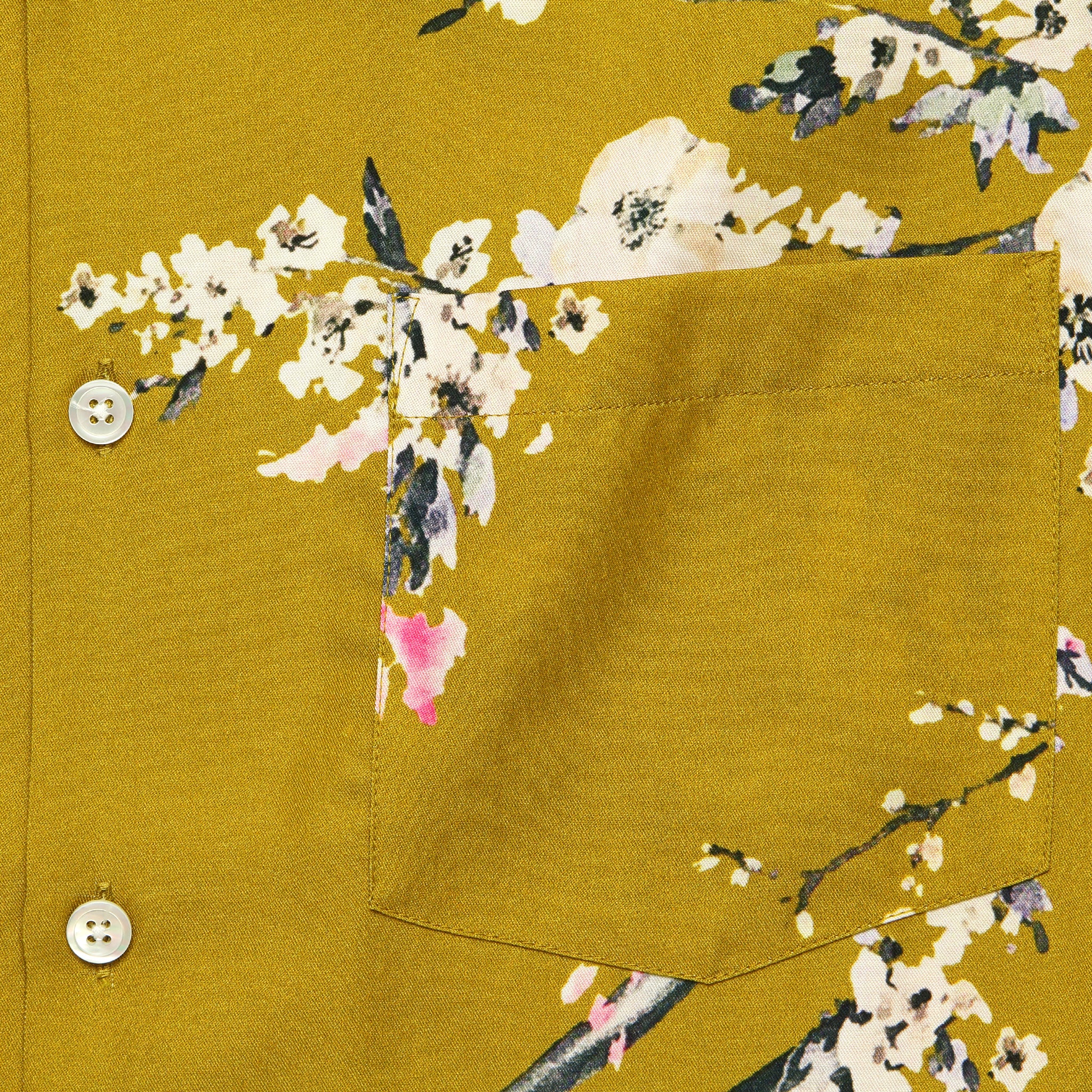 Blooming Shirt - Yellow - Portuguese Flannel - STAG Provisions - Tops - S/S Woven - Other Pattern