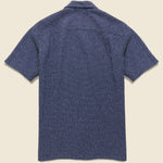 Ring Woven Dot Shirt - Navy - Portuguese Flannel - STAG Provisions - Tops - S/S Woven - Dot