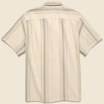 Tapestry Woven Stripe Shirt - White - Portuguese Flannel - STAG Provisions - Tops - S/S Woven - Stripe