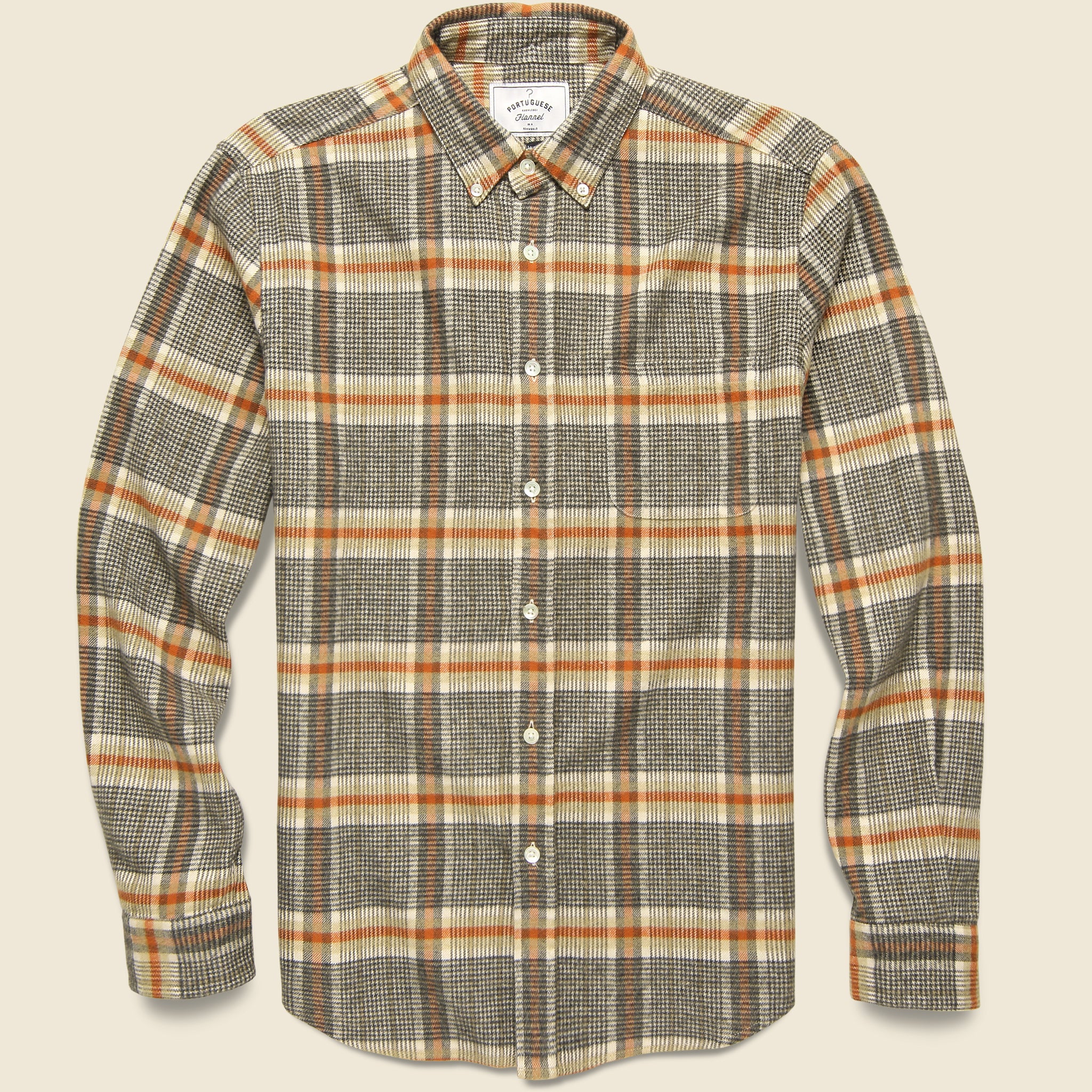 Bibliotec Shirt - Grey/Brick - Portuguese Flannel - STAG Provisions - Tops - L/S Woven - Plaid