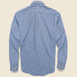 Teca Solid Flannel - Light Blue - Portuguese Flannel - STAG Provisions - Tops - L/S Woven - Solid