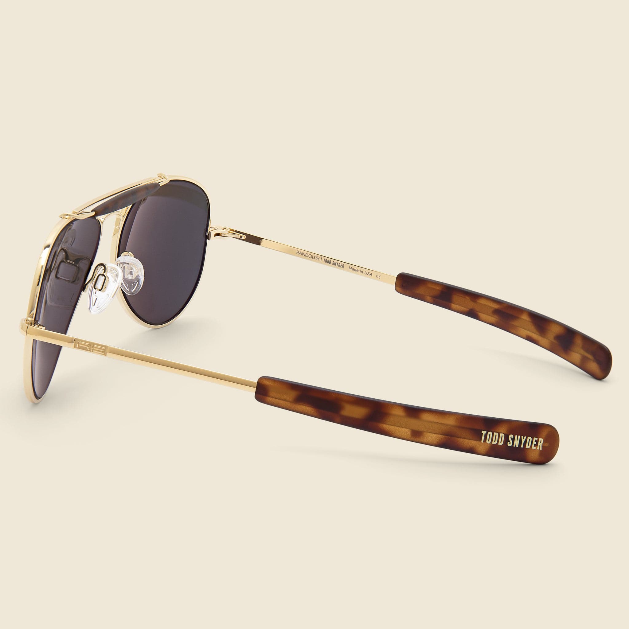 Sportsman - Gold Flash/Matte Chocolate Tortoise - Randolph Engineering - STAG Provisions - Accessories - Eyewear