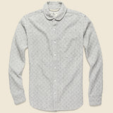 Traveler Shirt - Grey Jacquard - Rogue Territory - STAG Provisions - Tops - L/S Woven - Other Pattern
