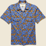 Infantry Shirt - Blue Floral - Rogue Territory - STAG Provisions - Tops - S/S Woven - Floral