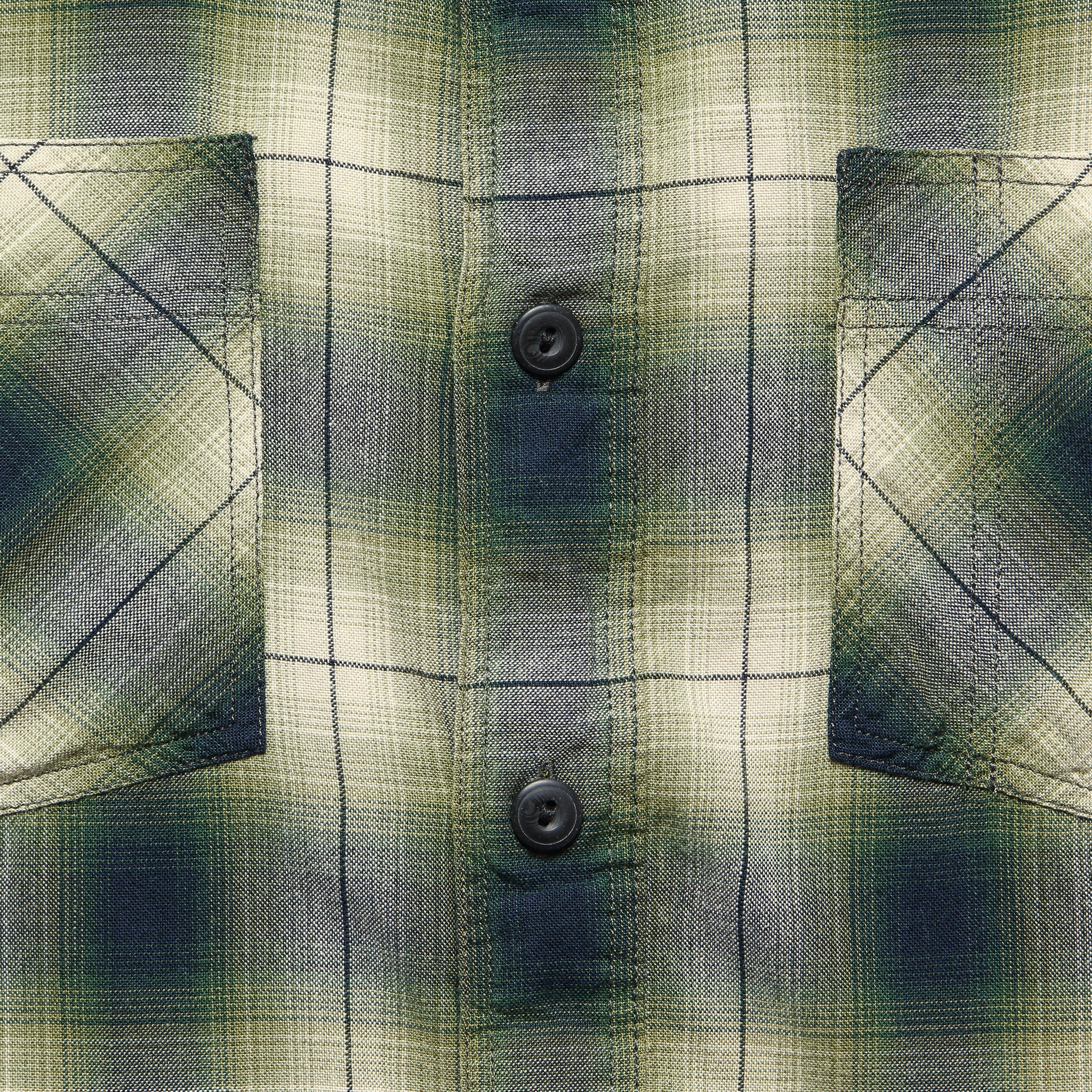 
                          Hickory Workshirt - Green/Black - RRL - STAG Provisions - Tops - L/S Woven - Plaid
                        