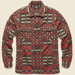 Juno Jacquard Overshirt - Red/Black - RRL - STAG Provisions - Tops - L/S Woven - Overshirt