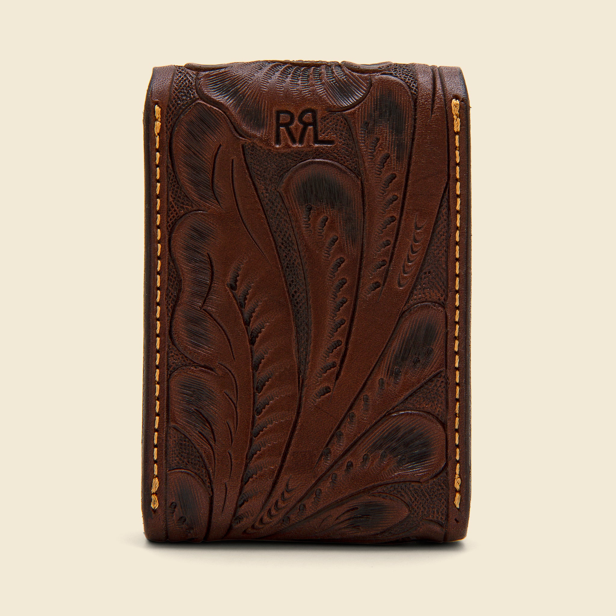 
                          Hand-Tooled Playing Cards Case Set - RRL - STAG Provisions - Accessories - Wallets
                        