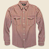 Lee Workshirt - Red/Blue Plaid - RRL - STAG Provisions - Tops - L/S Woven - Plaid