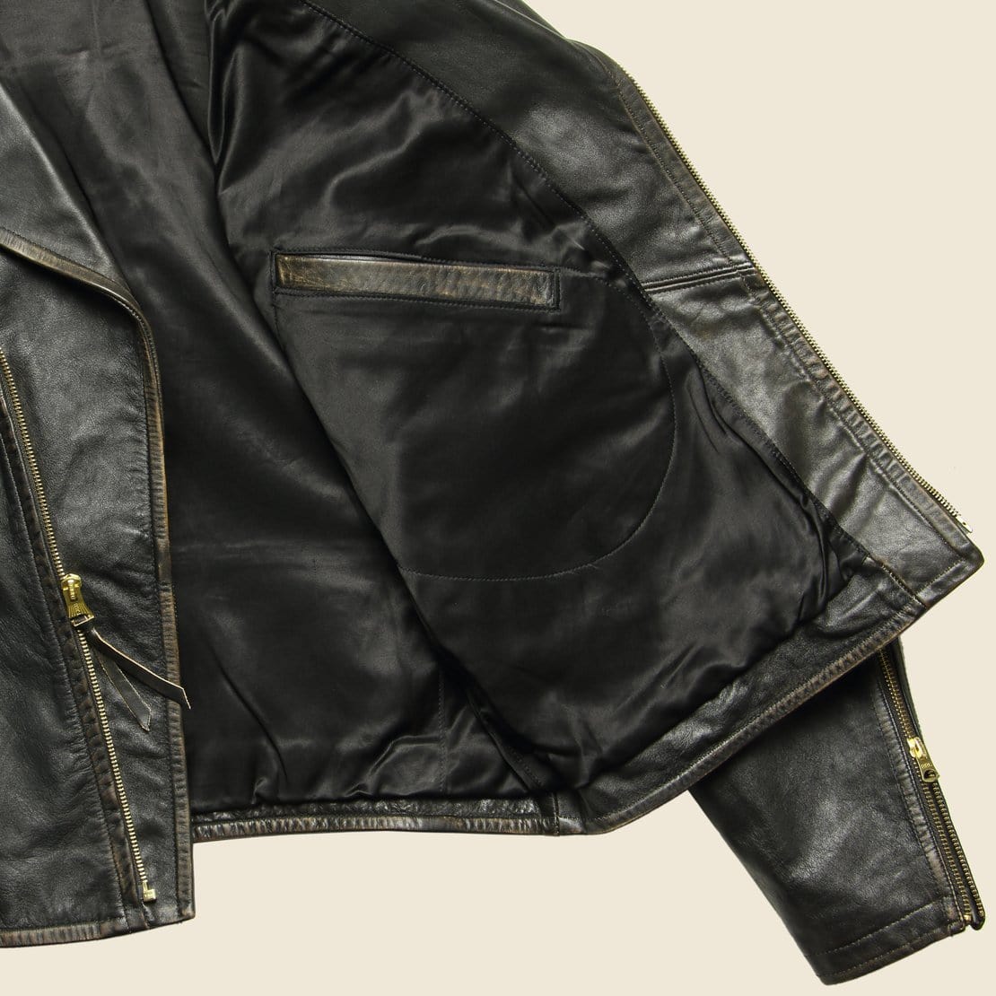 
                          The "Lucky Tens" Hand-Painted Leather Jacket for STAG - RRL - STAG Provisions - Outerwear - Coat / Jacket
                        